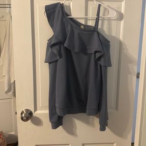 Open shoulder top, size medium, like new